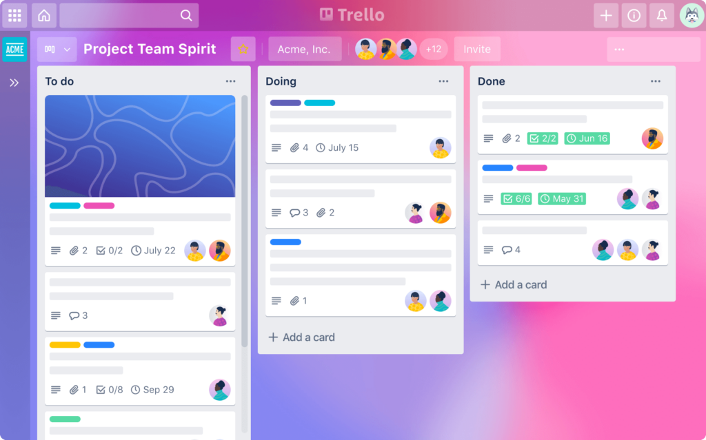 Alternative Trello avec la méthode Kanban